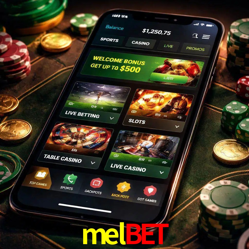 Diseño de juegos móviles melbet para usuarios en México