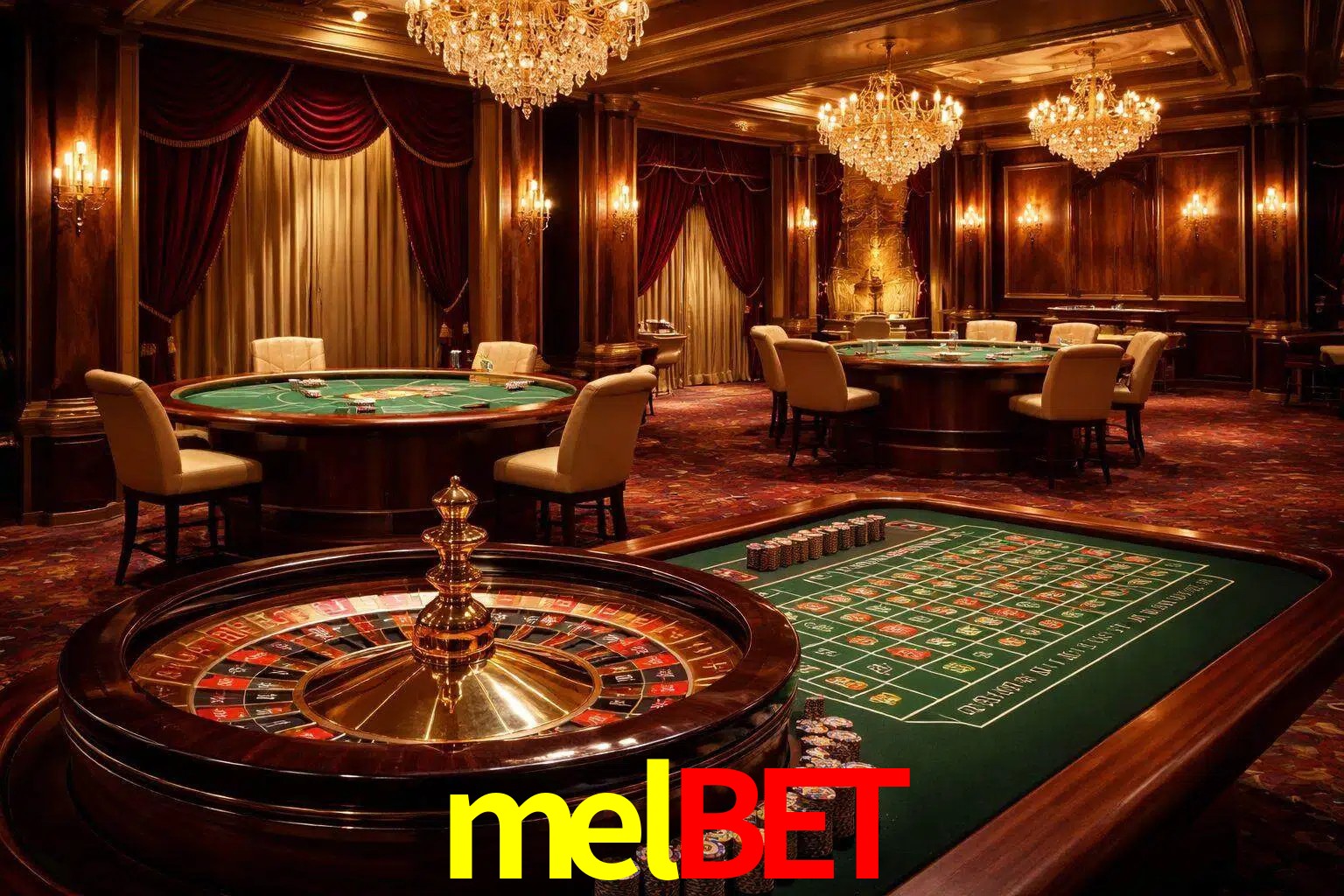 Una escena premium de mesa de casino en vivo con cartas, elementos de ruleta y un ambiente pulido de estudio de transmisión.